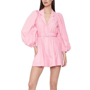 Lord & Taylor pink linen dress size SMALL